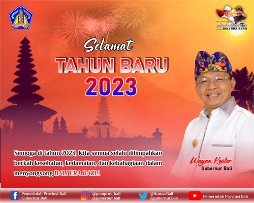 Gubernur Koster - Tahun Baru 2023