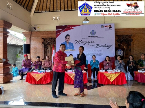 Aksi Sosial Diskes Bali di Tabanan
